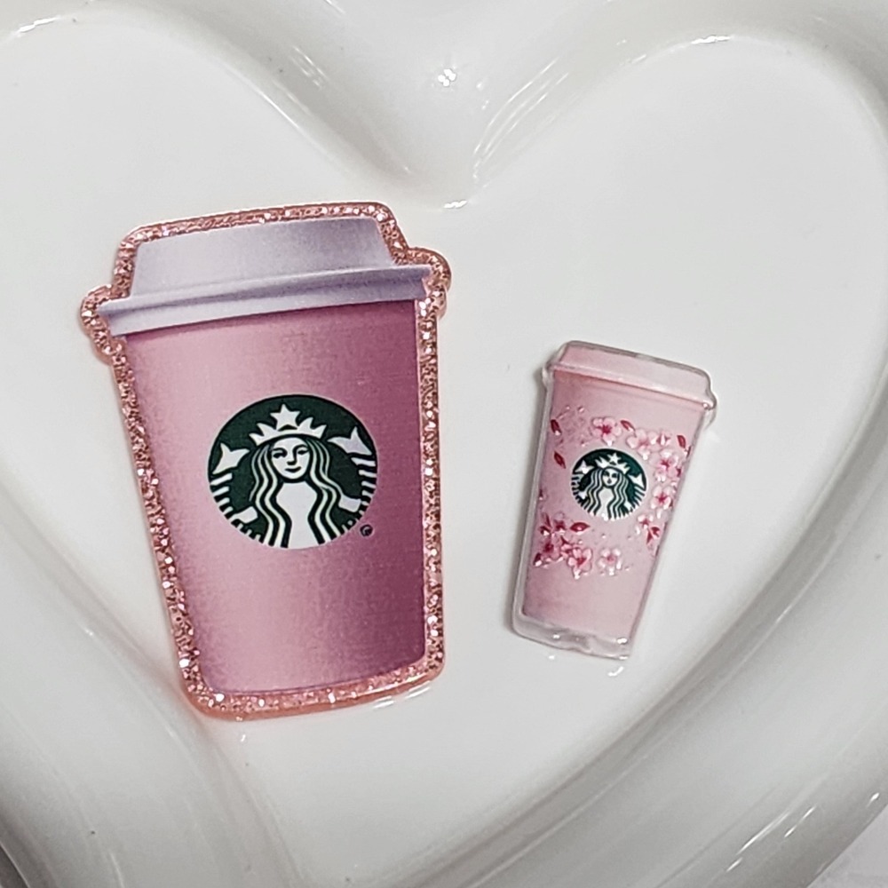 Coffee Flatback Focal Bead Boujee Badge Crafts Beaded Pen SB Magnet Phone Chain